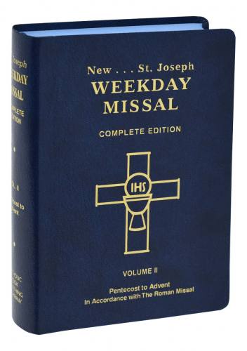 Weekday Missal Vol 2 St. Joseph Regular Print Imit Leather Blue
