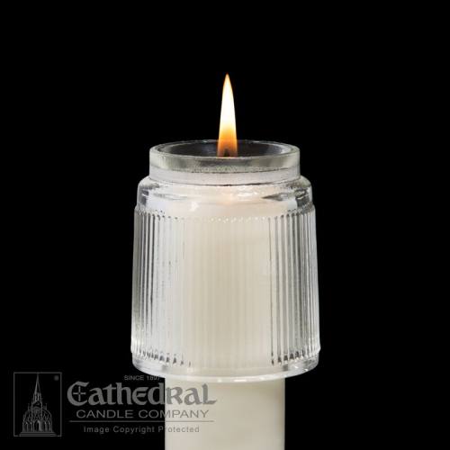 Candle Follower Rex Glass 3 Inch