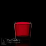 Votive Candle Glass 10 Hour Ruby Individual