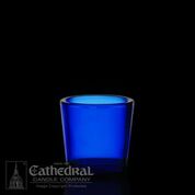 Votive Candle Glass 10 Hour Blue Individual