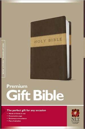 New Living Translation Bible TuTone LeatherLike Dark Brown Tan