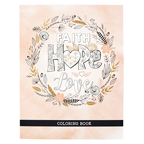 Faith Hope Love Inspirational Coloring Book