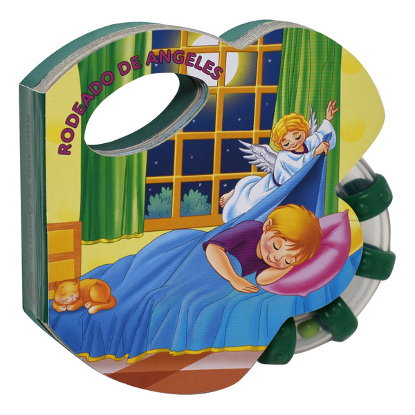 Rodeado De Angeles Rattle Book