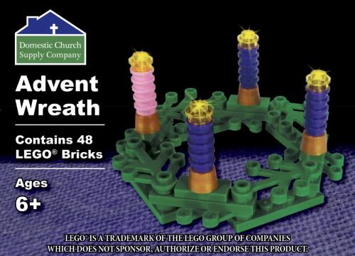 Building Bricks Advent Wreath