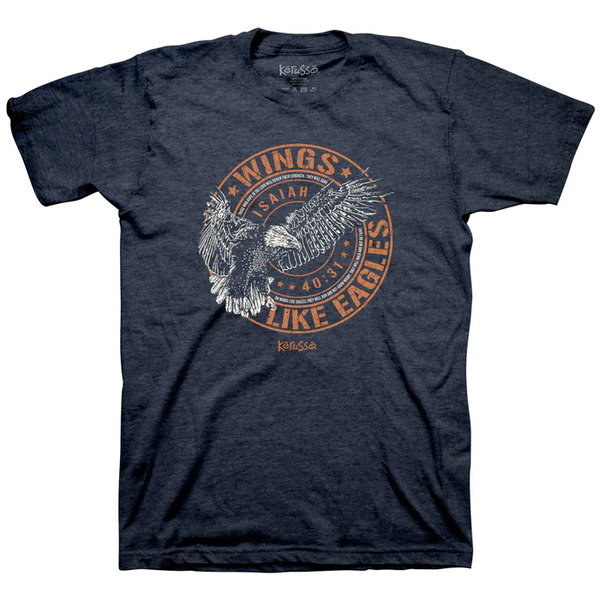 T-Shirt Wings Like Eagles Medium