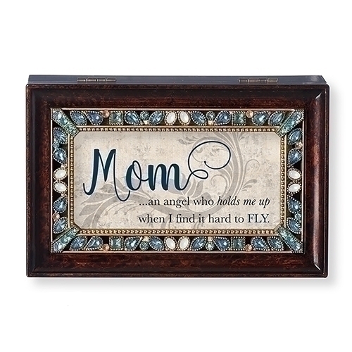 Music Box Mom Brown with Gems