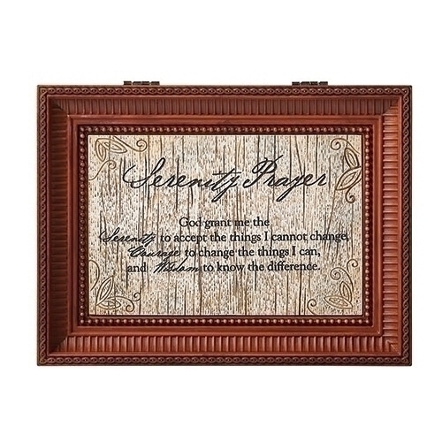 Music Box Serenity Prayer Brown