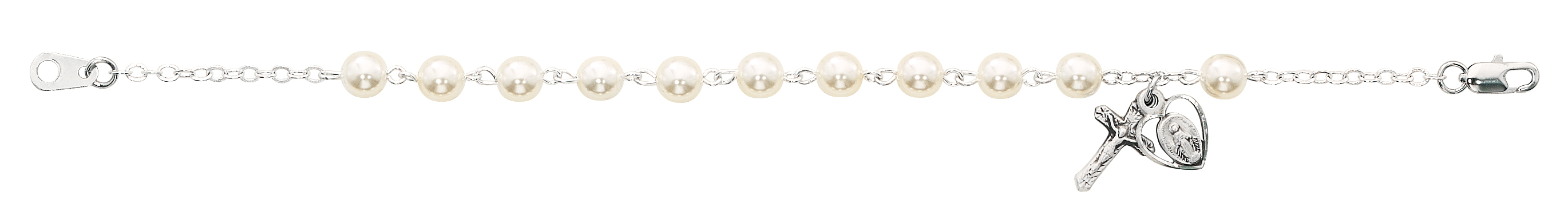 7.5in Pearl Like Bracelet
