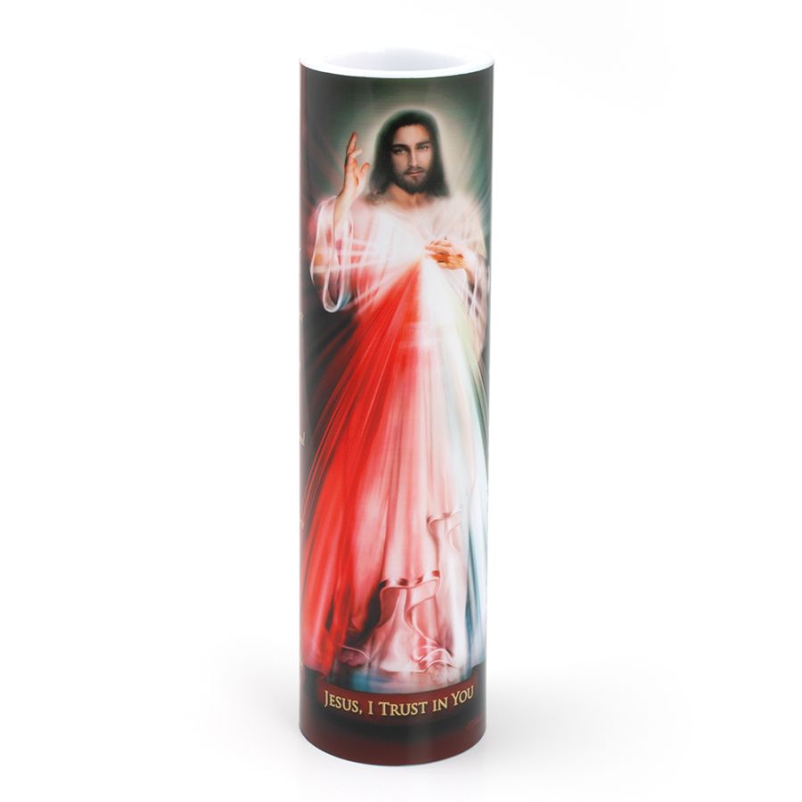 Divine Mercy Flameless LED Candle