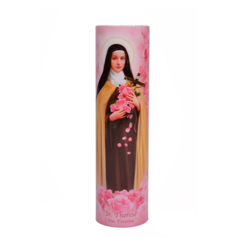 St. Therese Flameless LED Candle