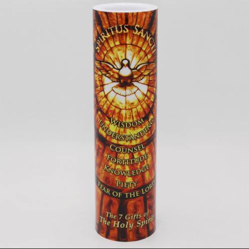 Holy Spirit Confirmation Yellow Flameless LED Candle