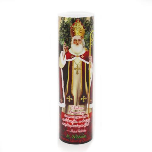 St. Nicholas Flameless LED Candle