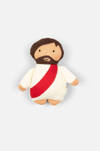 Plush Rattle Jesus Doll