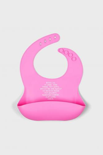 Baby Bib Meal Blessing Bubblegum