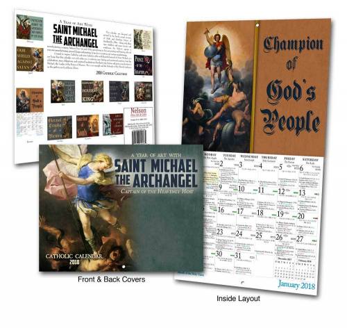 2018 St Michael Archangel Wall Calendar 2018 St Michael Archangel Wall Calendar