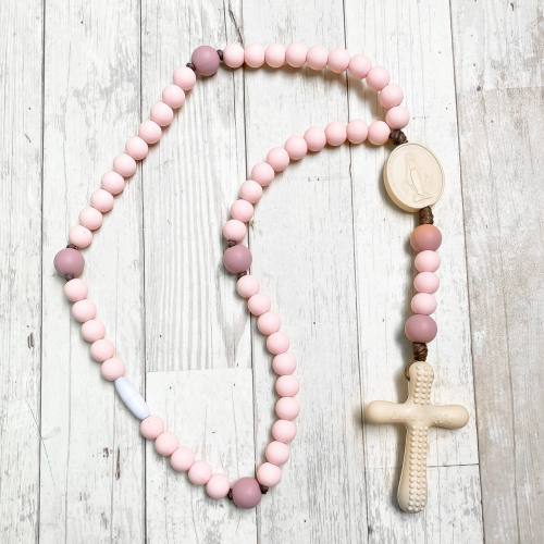 Chews Life Teething Rosary St. Cecilia