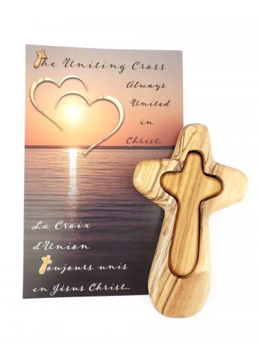 Comfort Cross Together Duo Olive Wood Hand Cross