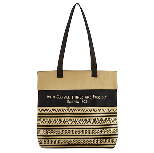 With God Tote Bag