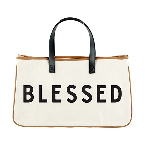 Tote Bag Blessed Canvas