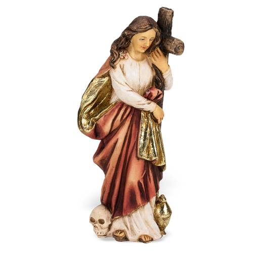 Statue St. Mary Magdalene 4 inch Resin Painted Boxed