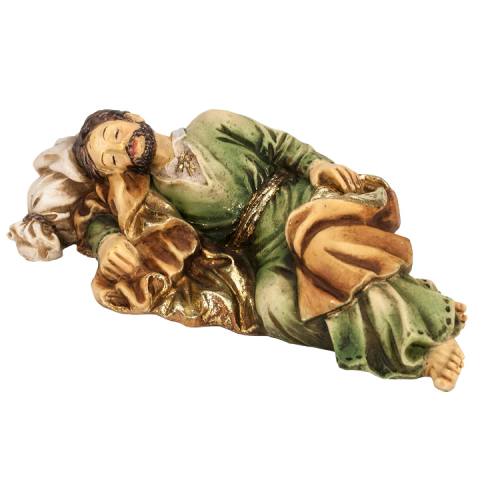 Statue St. Joseph Sleeping 4 inch Resin Painted Boxed