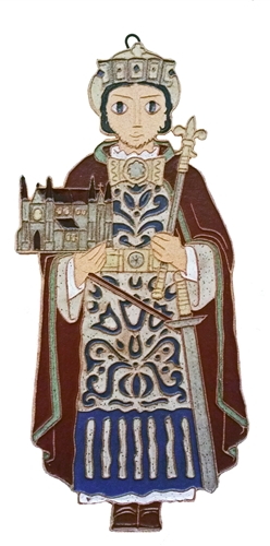 Saint Andrew's Abbey Ceramics St. Henry Plaque