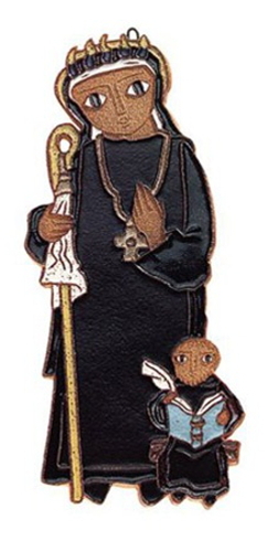 Saint Andrew's Abbey Ceramics St. Hildegard Bingen Plaque