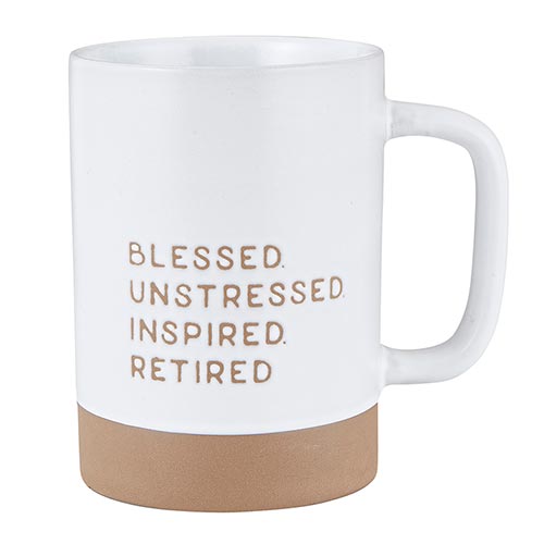 17oz Mug Blessed, Unstressed