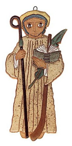 Saint Andrew's Abbey Ceramics St. James Less Apostle Plaque