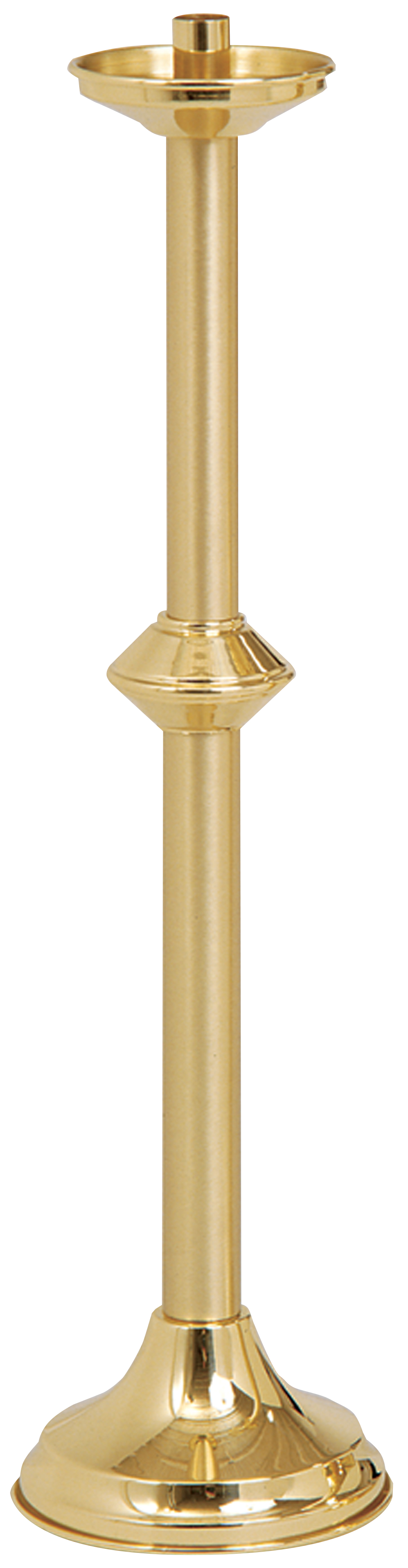 Acolyte Candlestick 24 inch Brass 7/8 inch socket