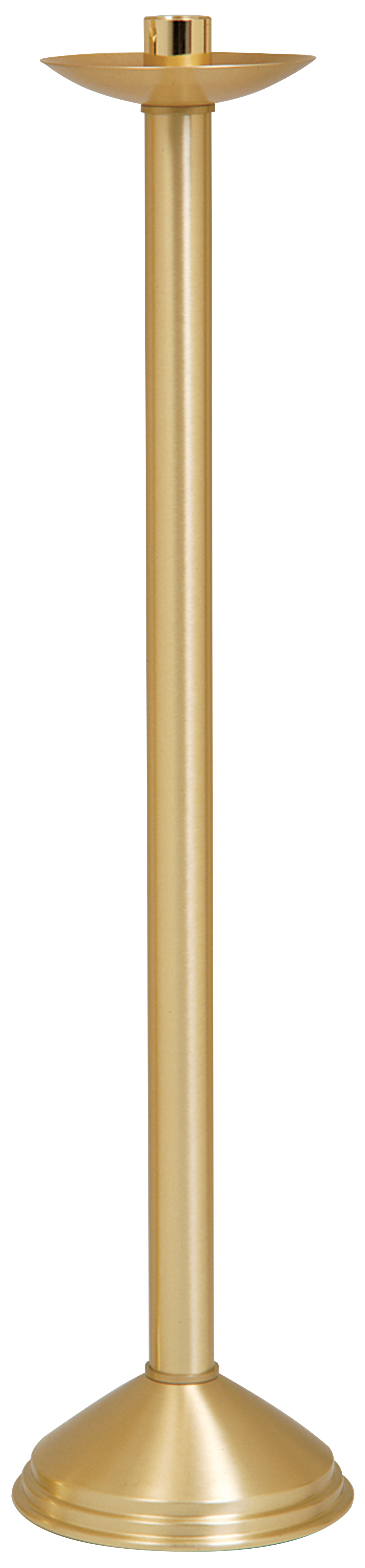 Paschal Candlestick 42 inch Brass 1 15/16 inch Socket