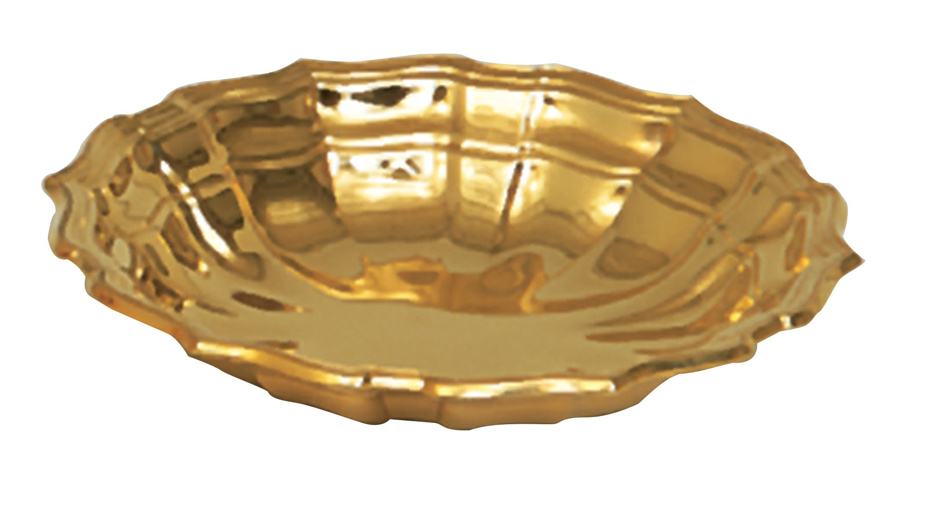 Open Bowl Ciborium 7 in Gold Plate K306