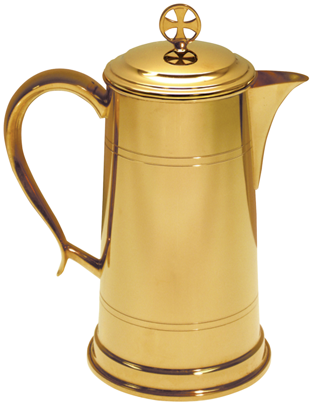 Flagon 48 oz Gold Plated Pewter K311