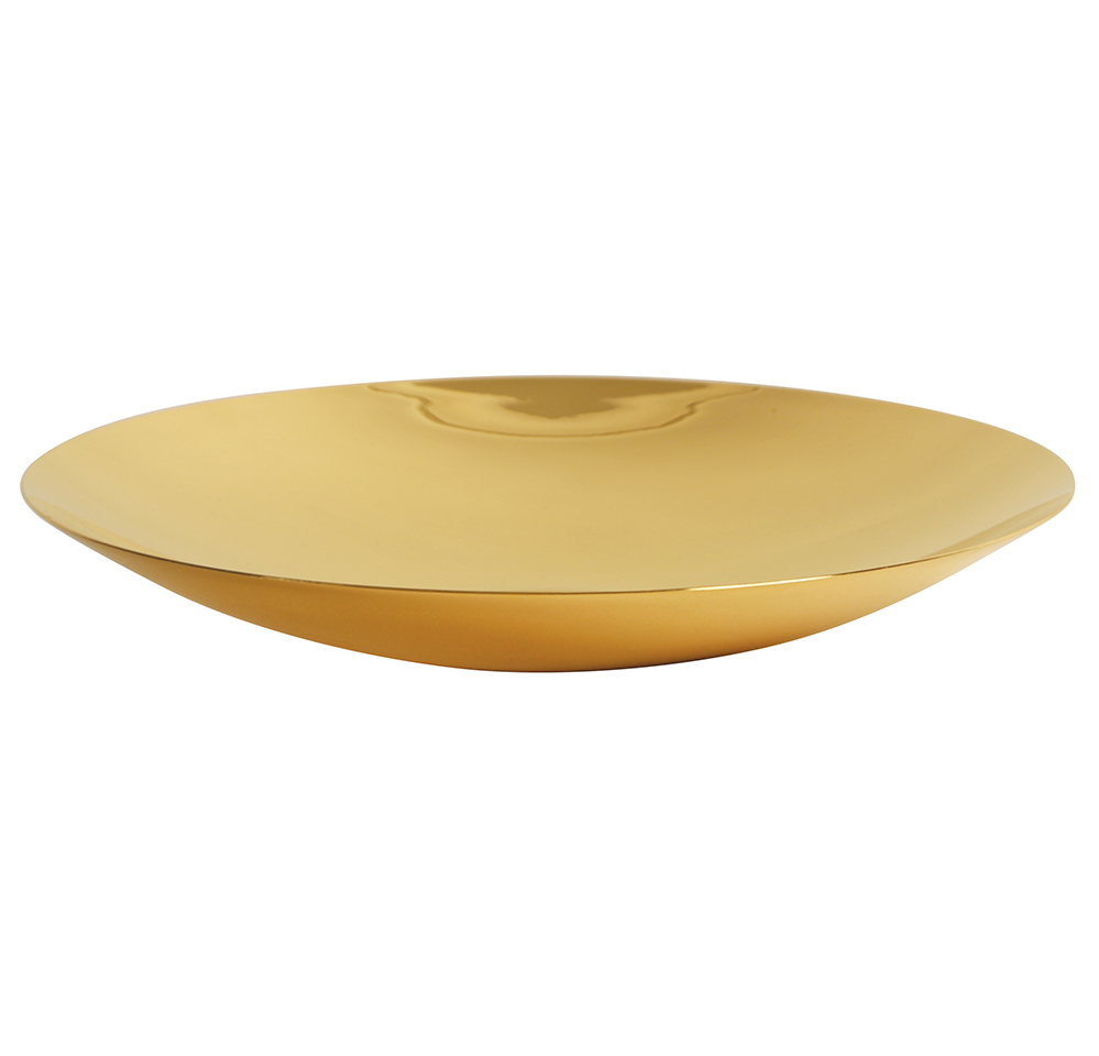 Bowl Paten Gold Plate 7" K353