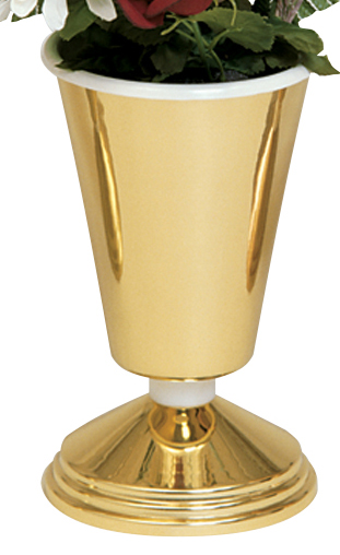 Altar Vase 8 3/4 in Polished Brass