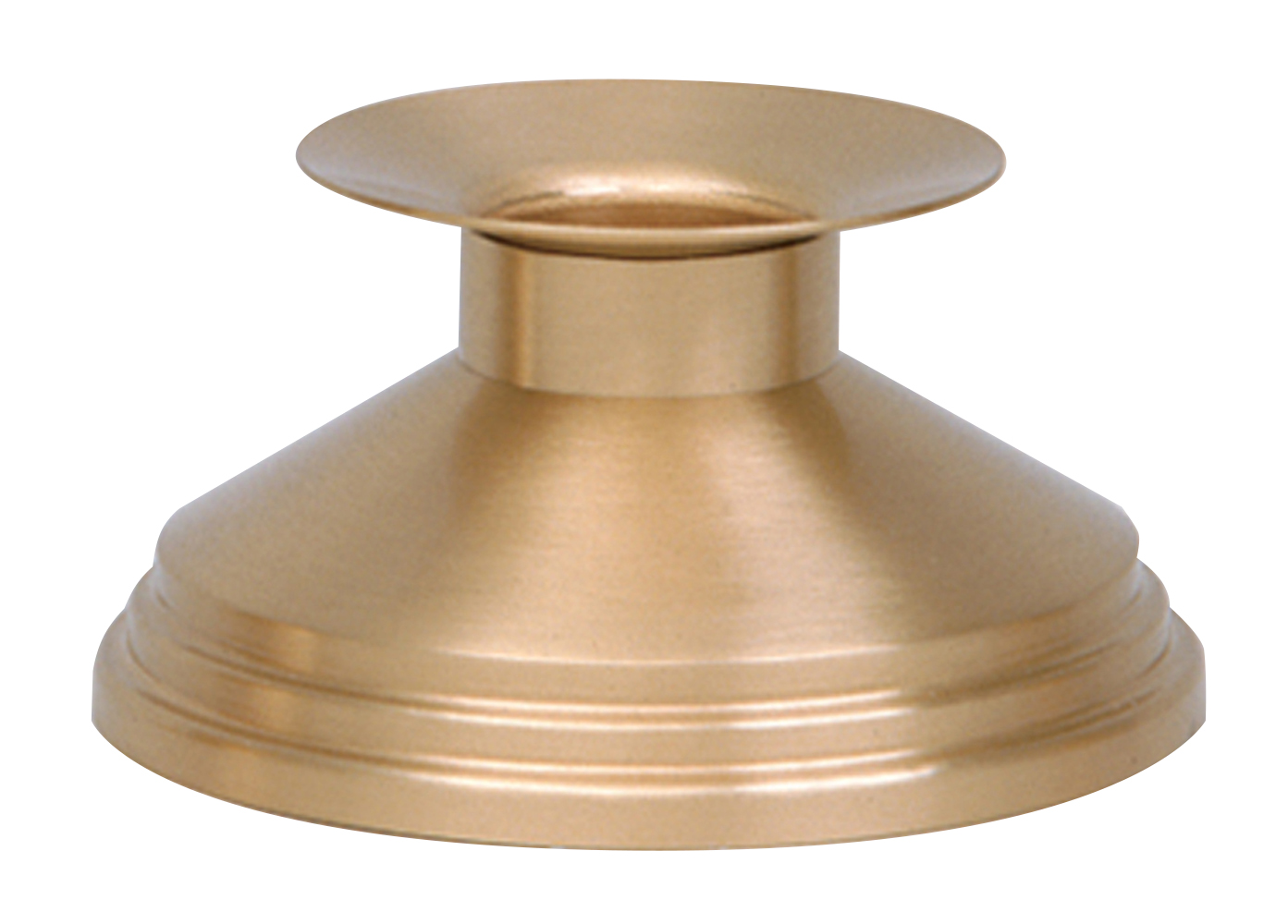 Altar Candlestick 2 1/2 inch Bronze 1 1/2 inch Socket