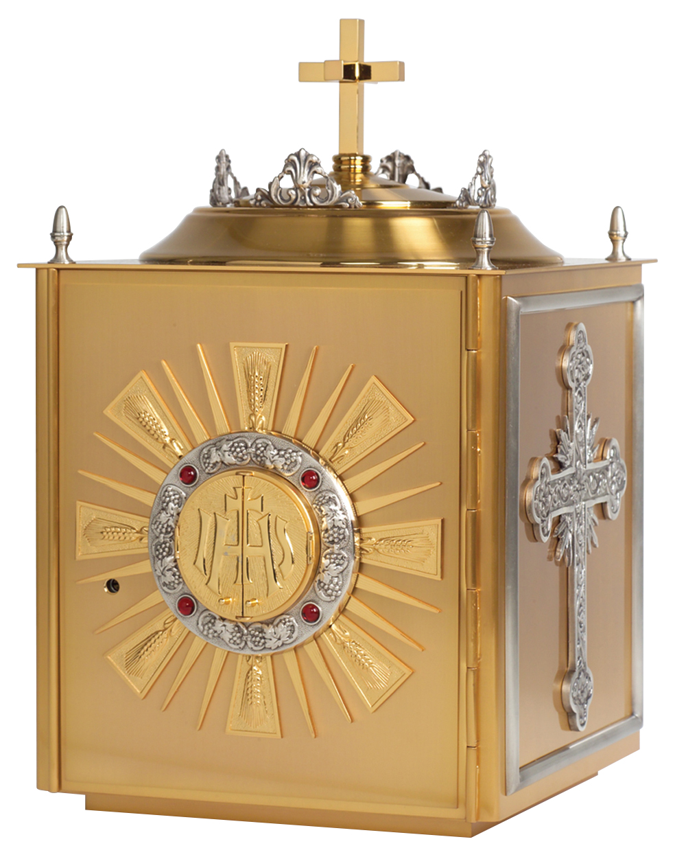 Exposition Tabernacle Gold Plate Accented Sides