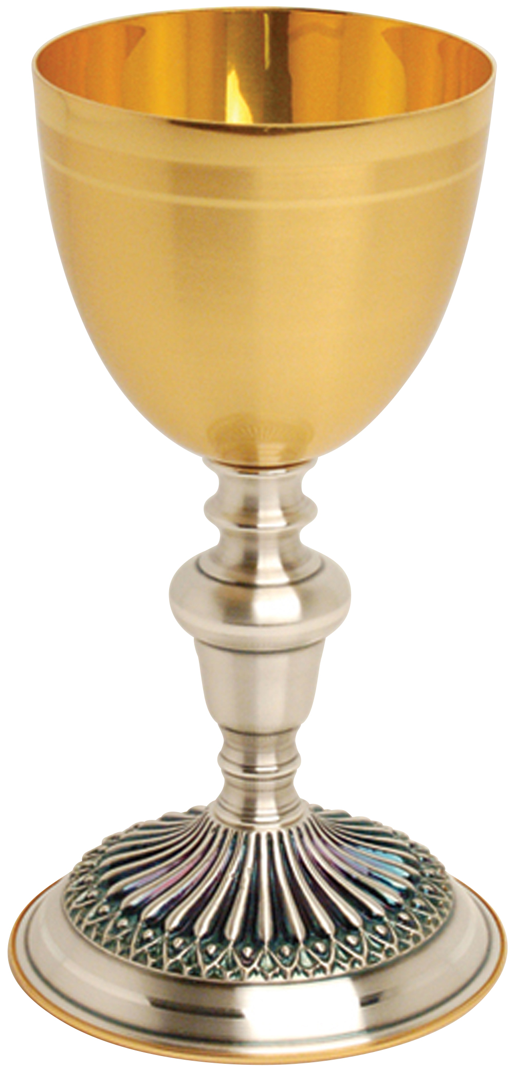 Chalice 10 oz 24K Gold Silver Plate K928