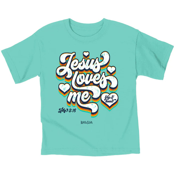 T-Shirt Jesus Loves Me Kids Kids 3T