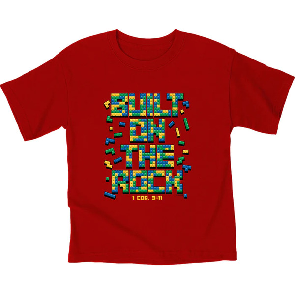 T-Shirt Built On The Rock Kids 3T