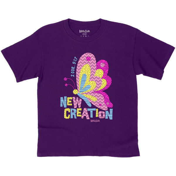 T-Shirt Collage Butterfly Kids 5T