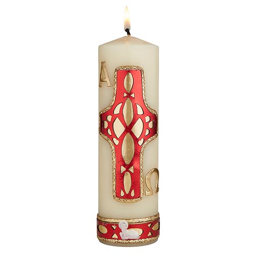Easter Mosaic Candle