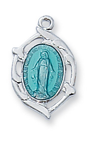 Sterling Silver Miraculous Necklace