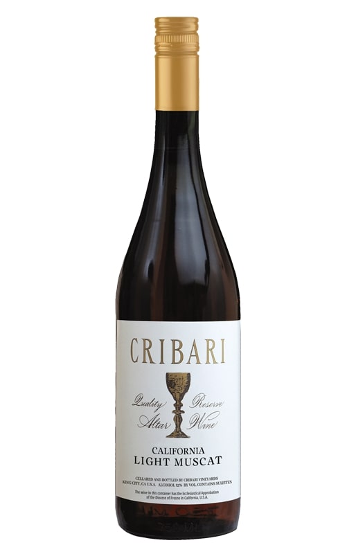 Cribari Premium Altar Wine Light Muscat 750ml Case of 12