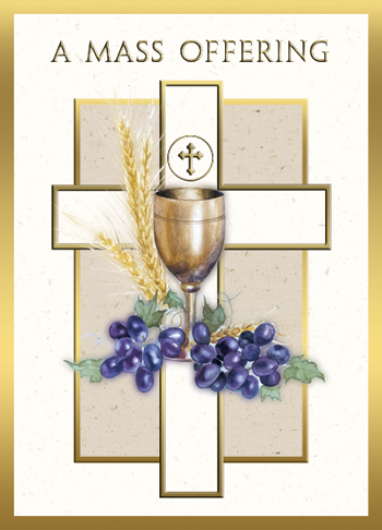 A Mass Offering Mass Card Deceased 100 Count A Mass Offering Mass Card Deceased 100 Count