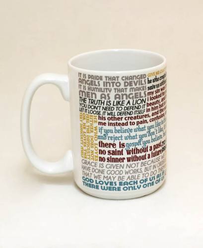 Mug St. Augustine Hippo Quote Ceramic