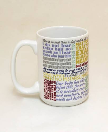 Mug St. Teresa Avila Quote Ceramic