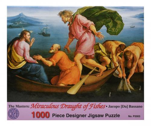 Puzzle Miraculous Draught of Fishes 1000 Piece Jigsaw