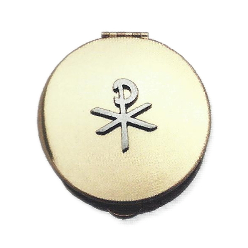 Pyx Chi-Rho Plated Brass Small