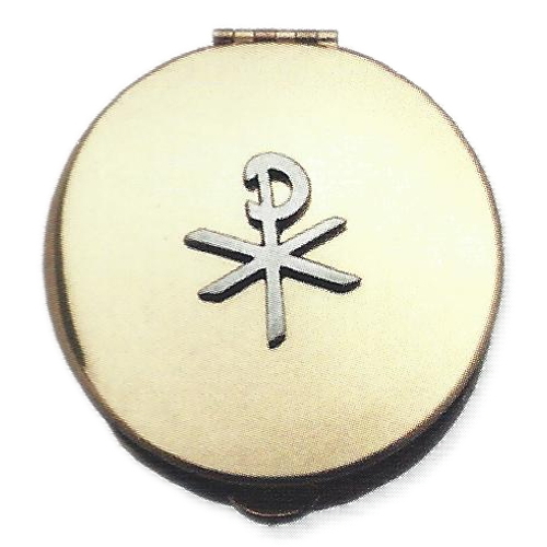 Pyx Chi-Rho Plated Brass Large